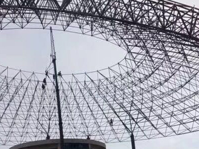 北宁篮球馆球形网架厂家价格