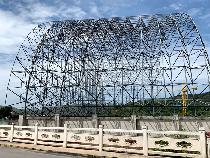 北宁山寨矿储煤棚网架